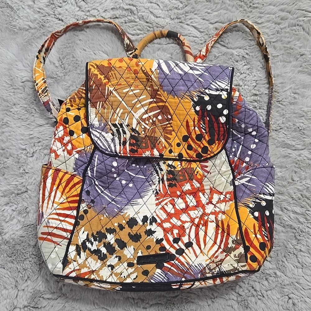 Vera Bradley quilted printed medium sized  backpack
